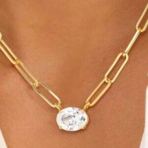 The Melinda Maria Hello Gorgeous Samantha Chain Necklace NEW FIRM
